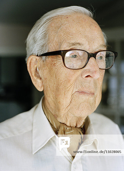 Portrait of an elderly man.