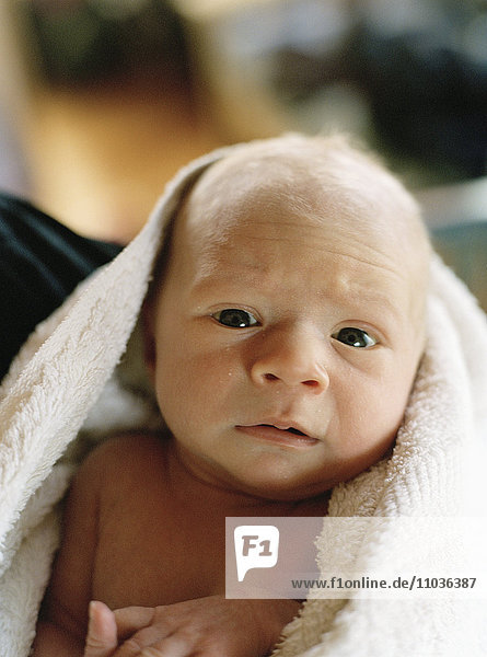 A newborn baby  Sweden.