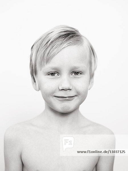 Portrait of a Swedish boy.