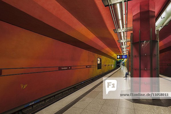 U-Bahnstation  Candidplatz  München  Bayern  Deutschland  Europa