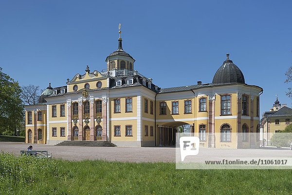 Schloss Belvedere  heute Museum für Kunsthandwerk  UNESCO Weltkulturerbe  Weimar  Thüringen  Deutschland  Europa