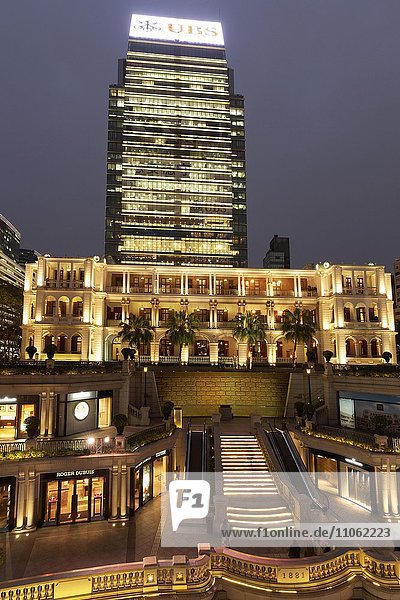 Luxury hotel Hullet House and shopping arcades  1881 Heritage  Tsim Sha Tsui  Kowloon  Hong Kong  China  Asia