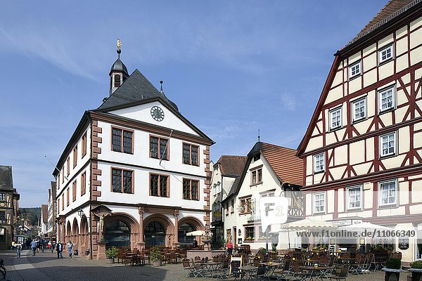 Altes Rathaus von 1601  Lohr am Main  Main-Spessart  Unterfranken  Bayern  Deutschland  Europa