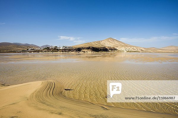 Strand Risco del Paso  Playa de Sotavento  Jandia  Fuerteventura  Kanarische Inseln  Spanien  Europa