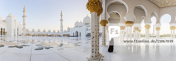 Sheikh-Zayed-Moschee  Scheich-Zayid-Moschee  Abu Dhabi  Emirat Abu Dhabi  Vereinigte Arabische Emirate  Asien