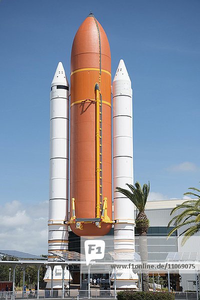 Space Shuttle Atlantis  Kennedy Space Center  Weltraumbahnhof der Nasa  Cape Canaveral  Florida  USA  Nordamerika