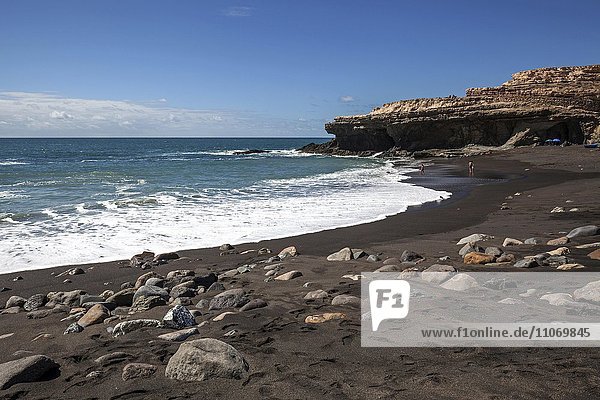 Strand Playa de los Muertos in Ajuy  Fuerteventura  Kanarische Inseln  Spanien  Europa