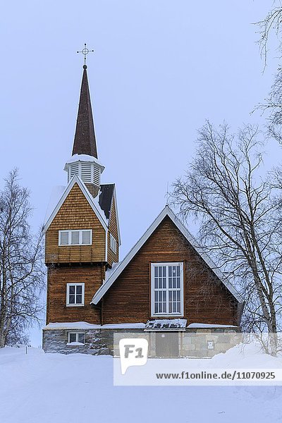 Church of Karesuando  Norrbotten County  Sweden  Europe
