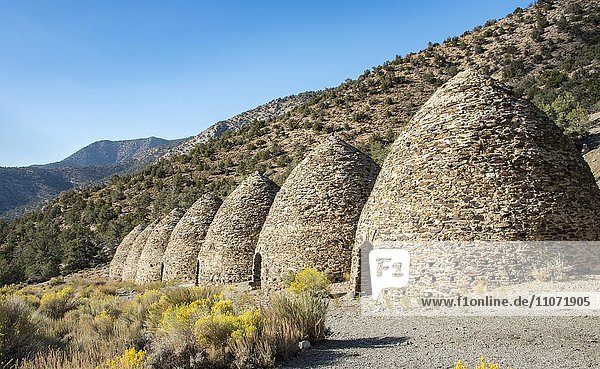 historische Holzkohleöfen  Charcoal Kilns  Death Valley  Death-Valley-Nationalpark  Kalifornien  USA  Nordamerika
