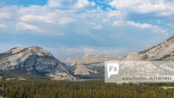 Tenaya Lake und High Sierra  Yosemite National Park  Kalifornien  USA  Nordamerika