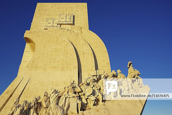 Denkmal der Entdeckungen  Padrao dos Descobrimentos  Belém  Lissabon  Portugal  Europa