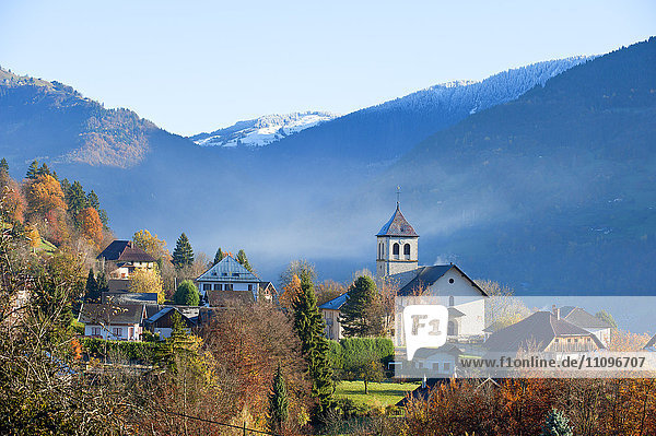 Kirche  Marthod  Savoie  Rhone Alpes  Frankreich  Europa