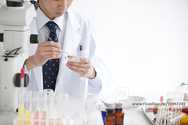 Young Man in Laboratory