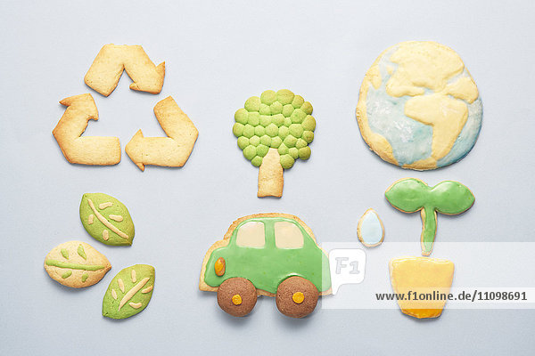 Cookies in different shapes