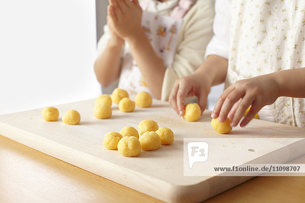 Girls baking