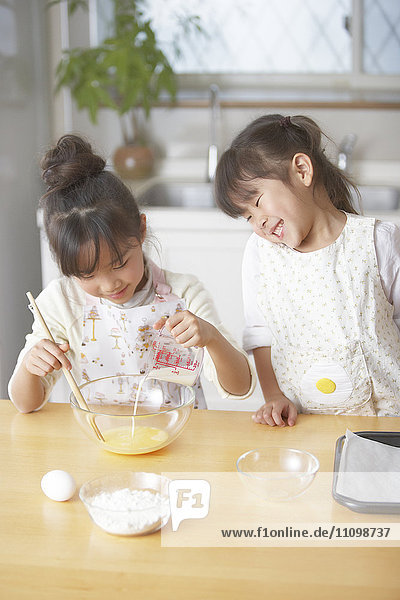 Girls cooking