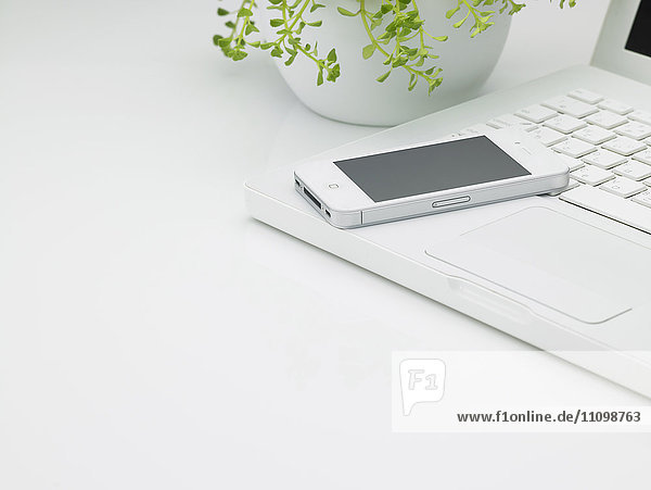 Laptop and smart phone