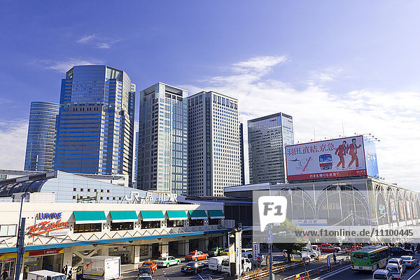 Shinagawa Station and Skyscrapers
