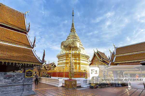 Doi Suthep-Tempel  Chiang Mai  Thailand  Südostasien  Asien