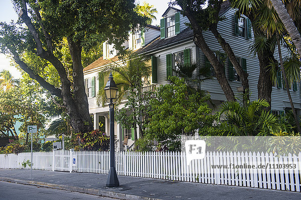 Koloniales Haus in Key West  Florida  Vereinigte Staaten von Amerika  Nordamerika