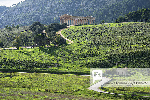Segesta Temple Segesta Sicily Italy Europe