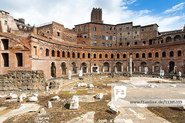 Trajans Forum  Rom  Unesco-Weltkulturerbe  Latium  Italien  Europa
