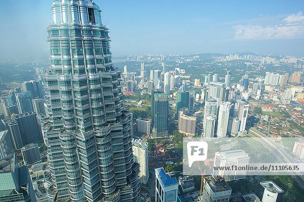 View from Petronas Towers Kuala Lumpur Malaysia Southeast Asia Asia