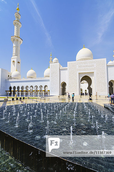 Sheikh-Zayed-Moschee  Abu Dhabi  Vereinigte Arabische Emirate  Naher Osten