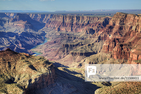 Colorado River unten  South Rim  Grand Canyon National Park  UNESCO-Welterbe  Arizona  Vereinigte Staaten von Amerika  Nordamerika