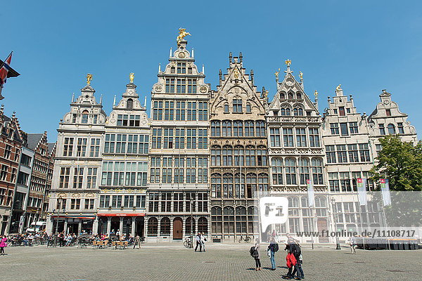 Gildehaus am Grote Markt  Antwerpen  Belgien  Europa