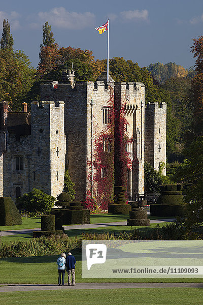 Schloss Hever und Gärten  Hever  Kent  England  Vereinigtes Königreich  Europa
