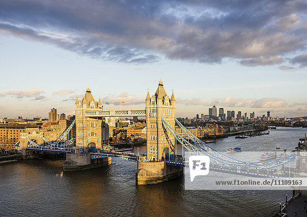 View from City Hall rooftop over London skyline  London  England  United Kingdom  Europe