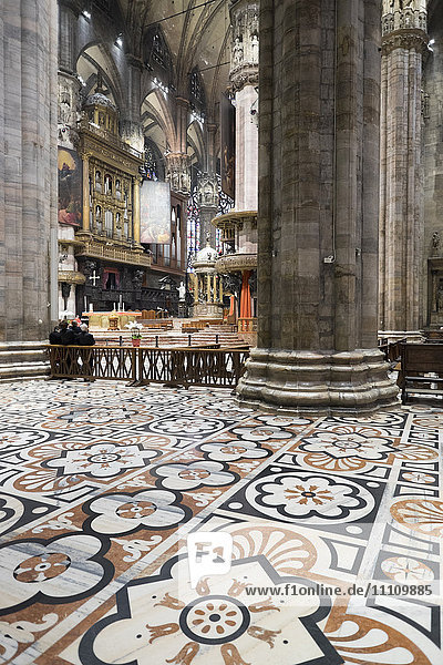 Italy  Milan Cathedral  Metropolitan Cathedral-Basilica of St Mary of the Nativity Interior view
