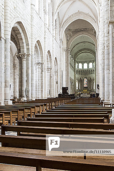 Europa  Frankreich  Region Loiret  Saint-Benoit-sur-Loire  Abbaye de Fleury