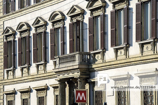Italien  Lombardei  Mailand  Corso Venezia  Palazzo Bovara