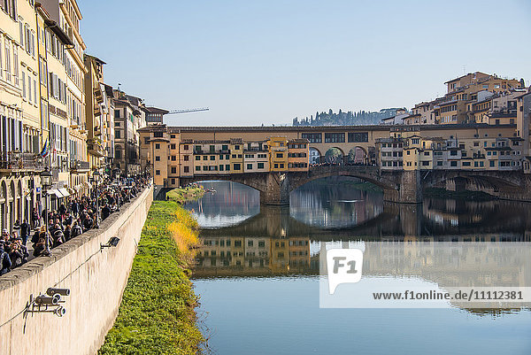 Europe  Italy  Tuscany  Florence  Ponte Vecchio