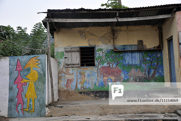 Togo  Notse  traditionelles Haus