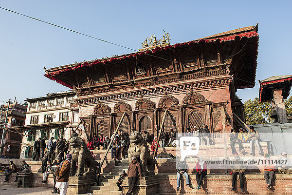 Nepal  Kathmandu  Durbar square