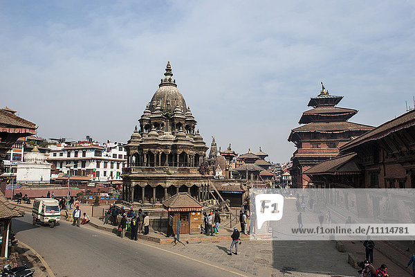 Nepal  Patan  Tempelplatz