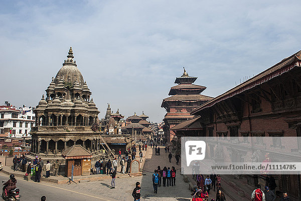 Nepal Patan temple square