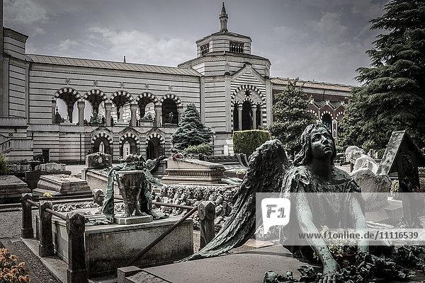 Italy  Lombardy  Milan  Monumental Cemetery
