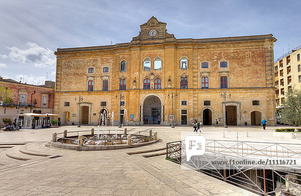 Italy  Basilicata  Matera  Piazza Vittorio Veneto  Palazzo dell'Annunziata