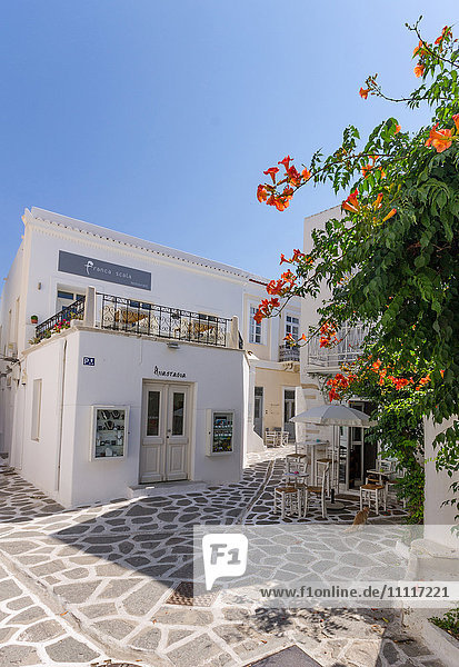 Griechenland  Kykladen  Insel Paros  Parikia  typische Architektur