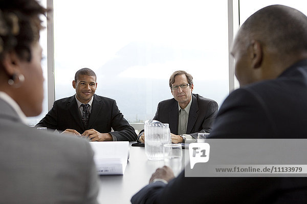 Business people in meeting in conference room