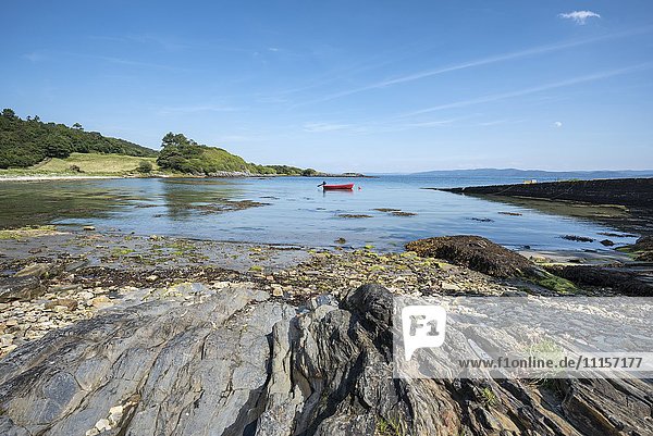 Großbritannien Schottland Innere Hebriden Isle of Jura Bucht bei Ardlussa