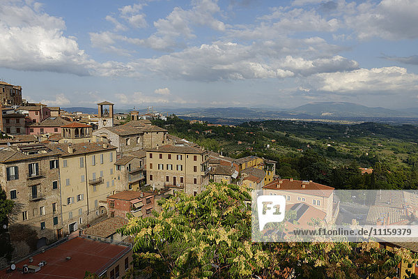 Italy  Umbria  Perugia  townscape