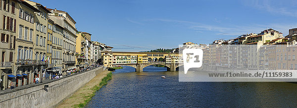 Italien  Toskana  Florenz  Ponte Vecchio  Arno