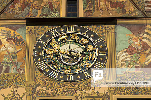Deutschland  Ulm  Astronomische Uhr im Rathaus