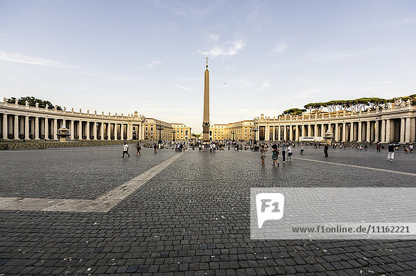 Italy  Rome  view St. Peter's Square with obelisk at Vatican