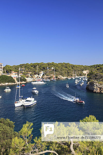 Spain Balearic Islands Mallorca Cala Figuera Beach